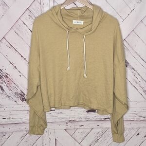 Carly Jean Thermal Hooded Pullover Shirt